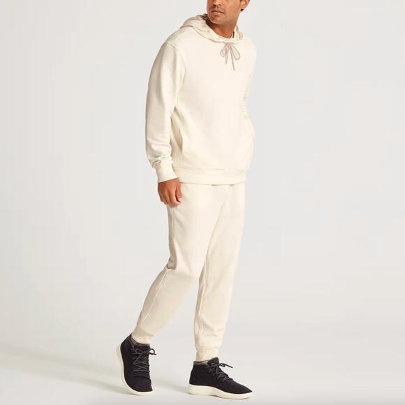 Allbirds R&R Sweatpants Joggers Natural White Men Size Small Athletic Athleisure - Picture 2 of 8